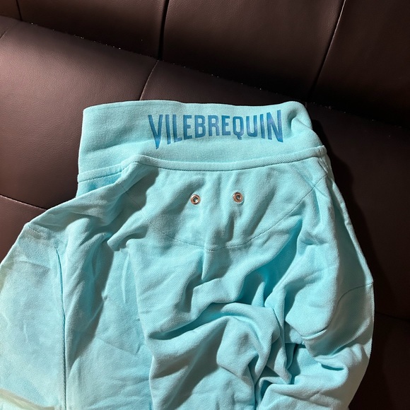 Vilebrequin Mens Light Blue Golf Polo Shirt Size M Casual Short Sleeve Cotton - Picture 4 of 4